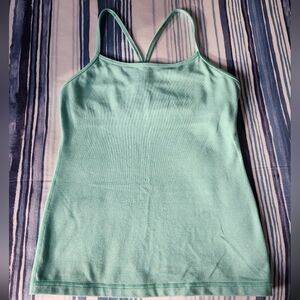 Lululemon Heathered Mint Green Power-Y Tank